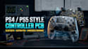 design ps4 ps5 style controller pcb with bluetooth and embedded firmware