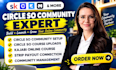 do circle so setup circle so community kajabi online course circle so website