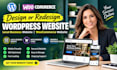 design or redesign wordpress website local business website woocommerce website
