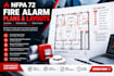 create nfpa 72 fire alarm plans and layouts