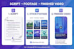 create ready to post faceless video to post