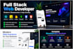 build a responsive reactjs website with firebase and mongodb