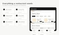 build a restaurant and cafe ordering management system