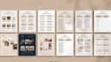design digital journal, etsy digital planner, hyperlinked and printable journal