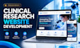 build a professional clinical research and clinical trials website