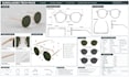 create eyewear tech packs, flat sketches, and technical drawings for sunglasses