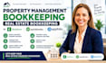 do property management real estate bookkeeping in buildium quickbook appfolio