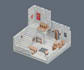 create low poly 3d props and modular environment assets