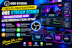 create professional obs stream scenes transitions and live production setup