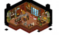 pixel isometric game art isometric props pixel game background