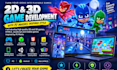 develop a custom 2d and 3d html5 javascript game, unity game development