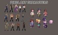 make pixel art animation pixel sprite sheet pixel art character 2d game assets