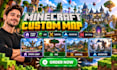 build custom minecraft map minecraft spawn lobby hub survival adventure map