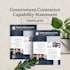 design government capability statement bid proposal compliance document