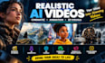 create realistic ai video and ai animation videos
