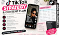 create a tiktok content strategy, calendar and video ideas