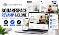 clone squarespace revamp squarespace redesign squarespace website expert service