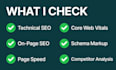 do a complete SEO audit with action plan to fix ranking issues