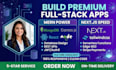 build full stack web application using mern stack and nextjs