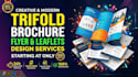 design professional trifold brochures, leaflets, and flyers