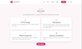 build a website with a backend, a database, and telegram notifications
