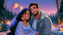 draw your portrait in charming disney animation style