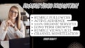 do rumble video promotion , rumble video marketing