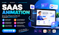 create a professional saas animation and software explainer video