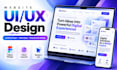 create mobile app, dashboard, website ui ux design by figma