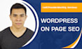 do wordpress onpage SEO and technical optimization using yoast premium