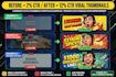 design 3 viral mrbeast style youtube thumbnails in canva