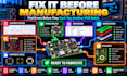 troubleshoot debug fix pcb schematic dfm redesign manufacturing error gerber fix