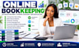 do online bookkeeping, bank reconciliation, expense tracking and data entry