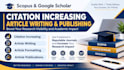 increase goggle scholar citatios, write and publish research articles