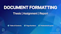 do ms word formatting and data entry