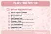 write SEO optimised parenting and motherhood blog post and articles