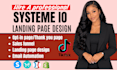 build systeme io sales funnel systeme website systeme io landing page