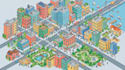 create a custom isometric city map, 3d building, landmark illustration