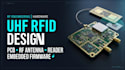 design uhf rfid pcb, rf antenna, reader circuit and embedded firmware