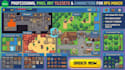 pixel art tileset tilemap topdown tiles  rpg maker game character asset