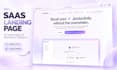 modern website or landing page