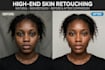do 3 photos background removal  and  retouching