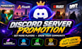 promote discord server, minecraft promotion, fivem, rust, dayz, gaming server
