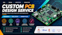 pcb layout circuit schematic and embedded system hardware development pcb