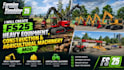 create fs25 heavy equipment, construction, and agricultural machinery mod
