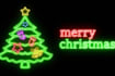 create a custom christmas tree logo animation intro