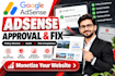 fix google adsense rejection, audit your website and help with approval