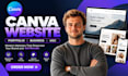 design a canva website, portfolio website or ugc portfolio