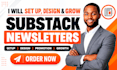 setup substack account design beehiiv substack newsletter manage substack posts