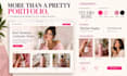 design a high converting ugc creator portfolio website and brand kit